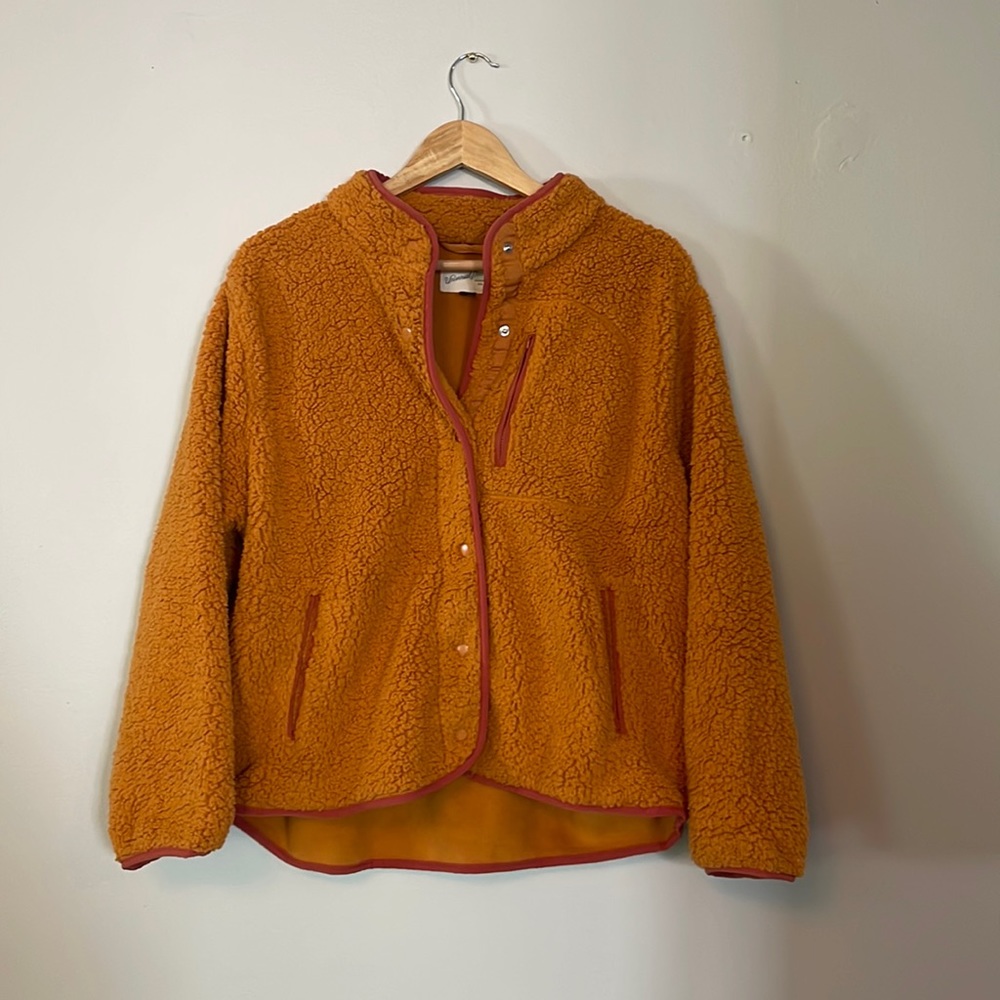 Universal Thread Teddy Snap Coat - image 1